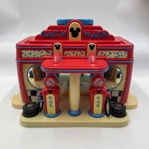 Disney Gas N Wash Car Station Play Set Mickey Mouse Clubhouse Station Toy 1P